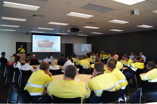 Allpest team at staff meeting